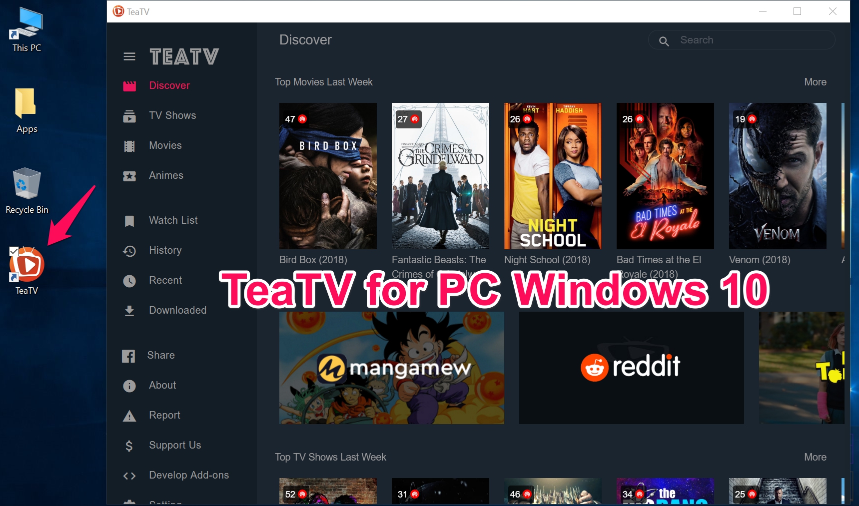 TeaTV 1.4 for PC Windows 10\/7 \u0026 Mac Apk Free Download [Latest]