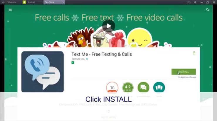 TextMe App for pc