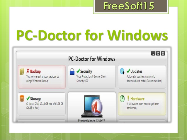 PC Doctor For Windows