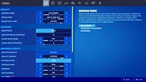 Best Settings For Fortnite