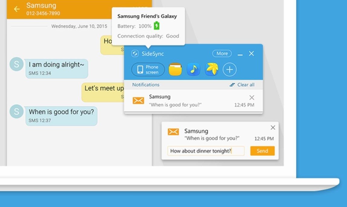Samsung SideSync for Pc Free Download